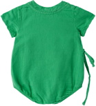 maed for mini Baby Green Jelly Jay Romper