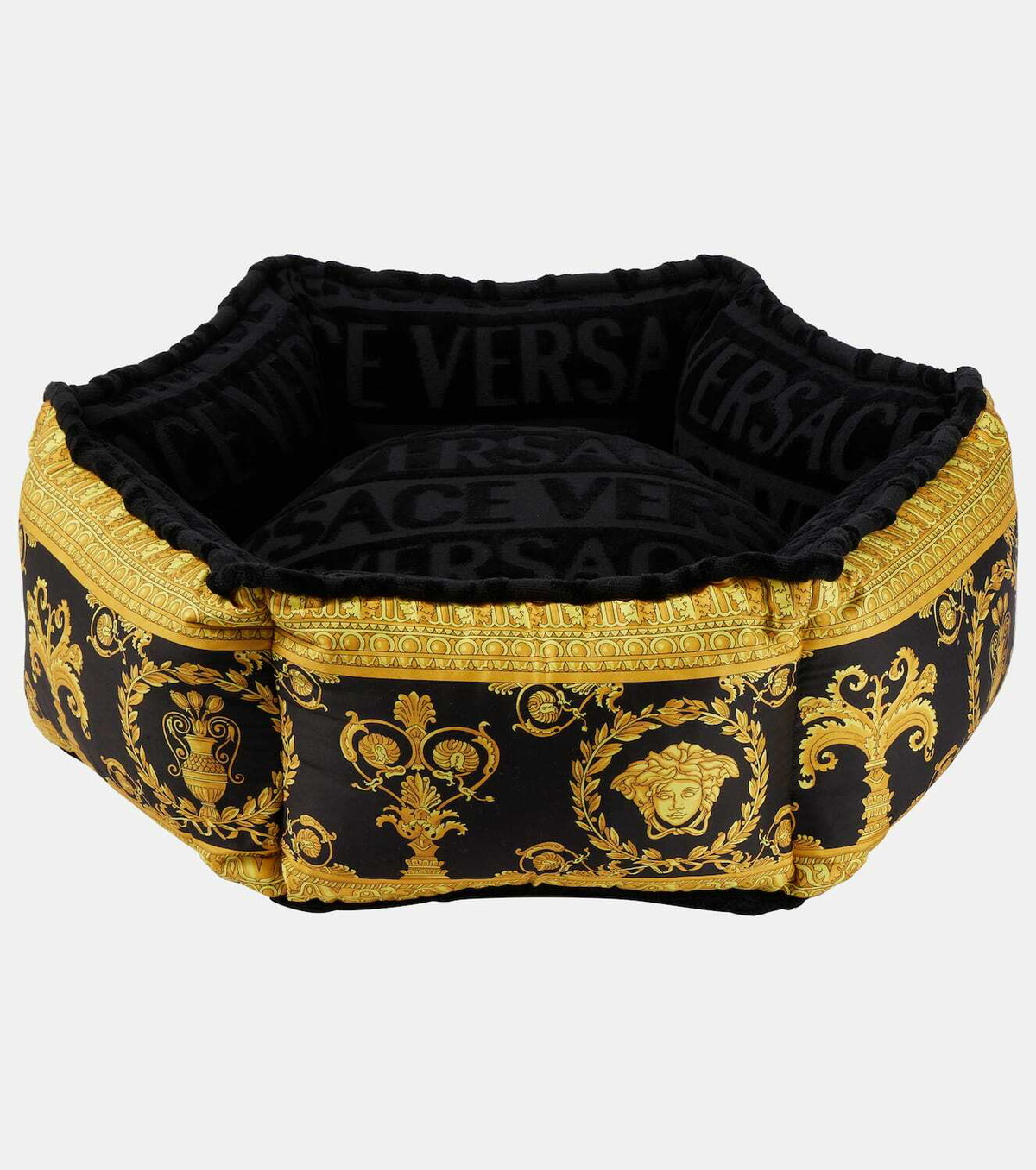 Versace Home I ♡ Baroque Small cotton dog bed