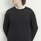Auralee Men's Summer Cashmere Knit Jumper in Black