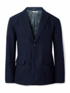 Blue Blue Japan - Cotton and Wool-Blend Jacquard Suit Jacket - Blue