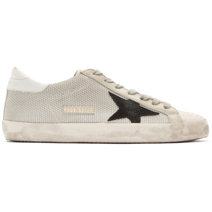 Photo: Golden Goose Grey Cord Superstar Sneakers