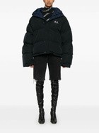 Balenciaga Logo-Embroidered Reversible Puffer Jacket