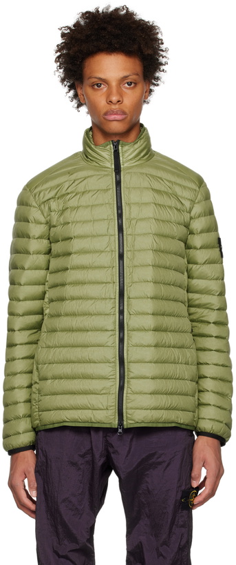 Photo: Stone Island Green Zip Down Jacket