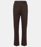 Max Mara Okra cotton cropped pants