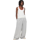 Dries Van Noten Gray Pleated Sweatpants
