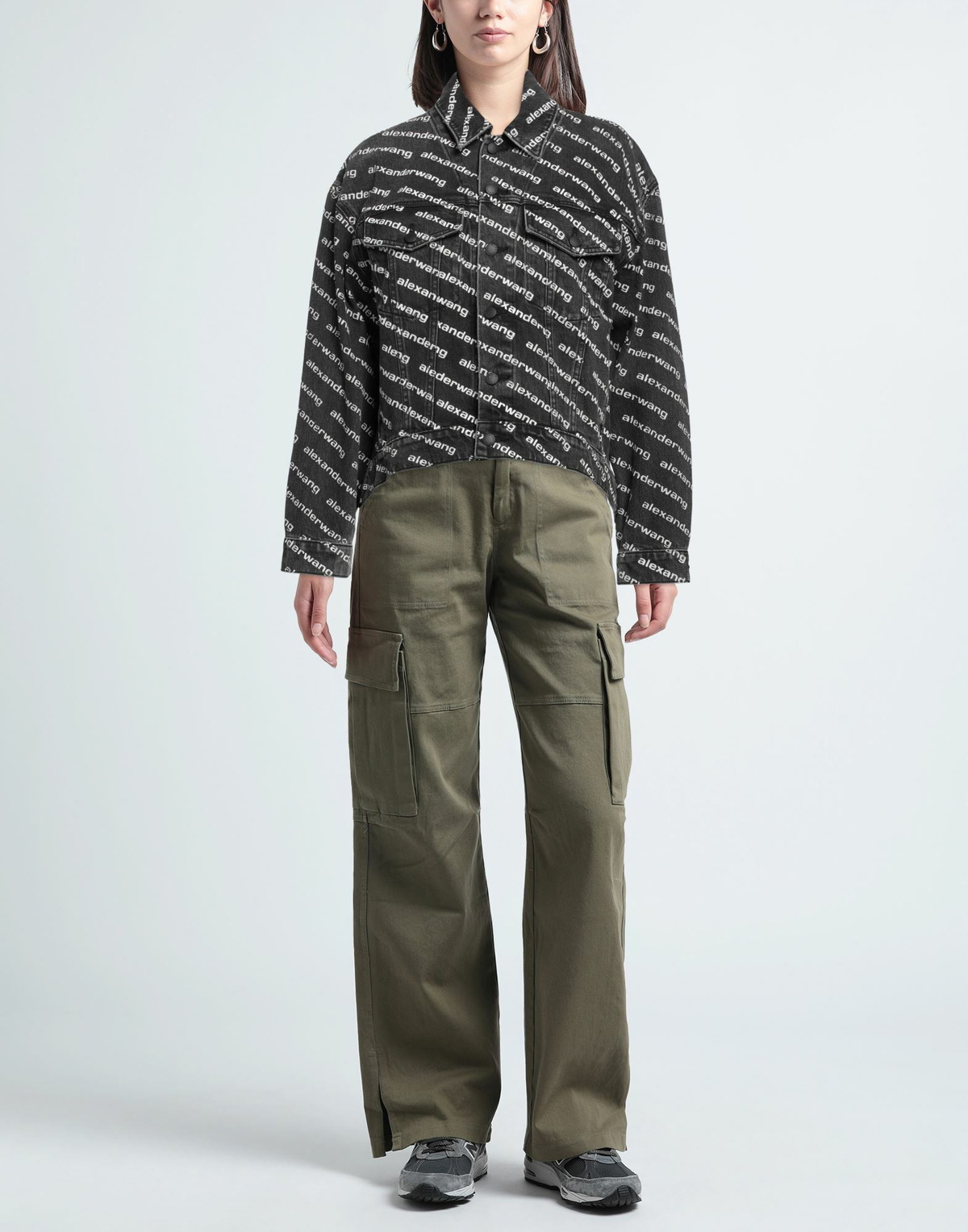 Alexander Wang Womens Denim outerwear in Black