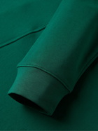 Ninety Percent - Organic Cotton-Jersey Half-Zip Sweatshirt - Green