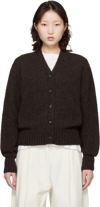 Photo: Cordera Brown Baby Alpaca Cardigan
