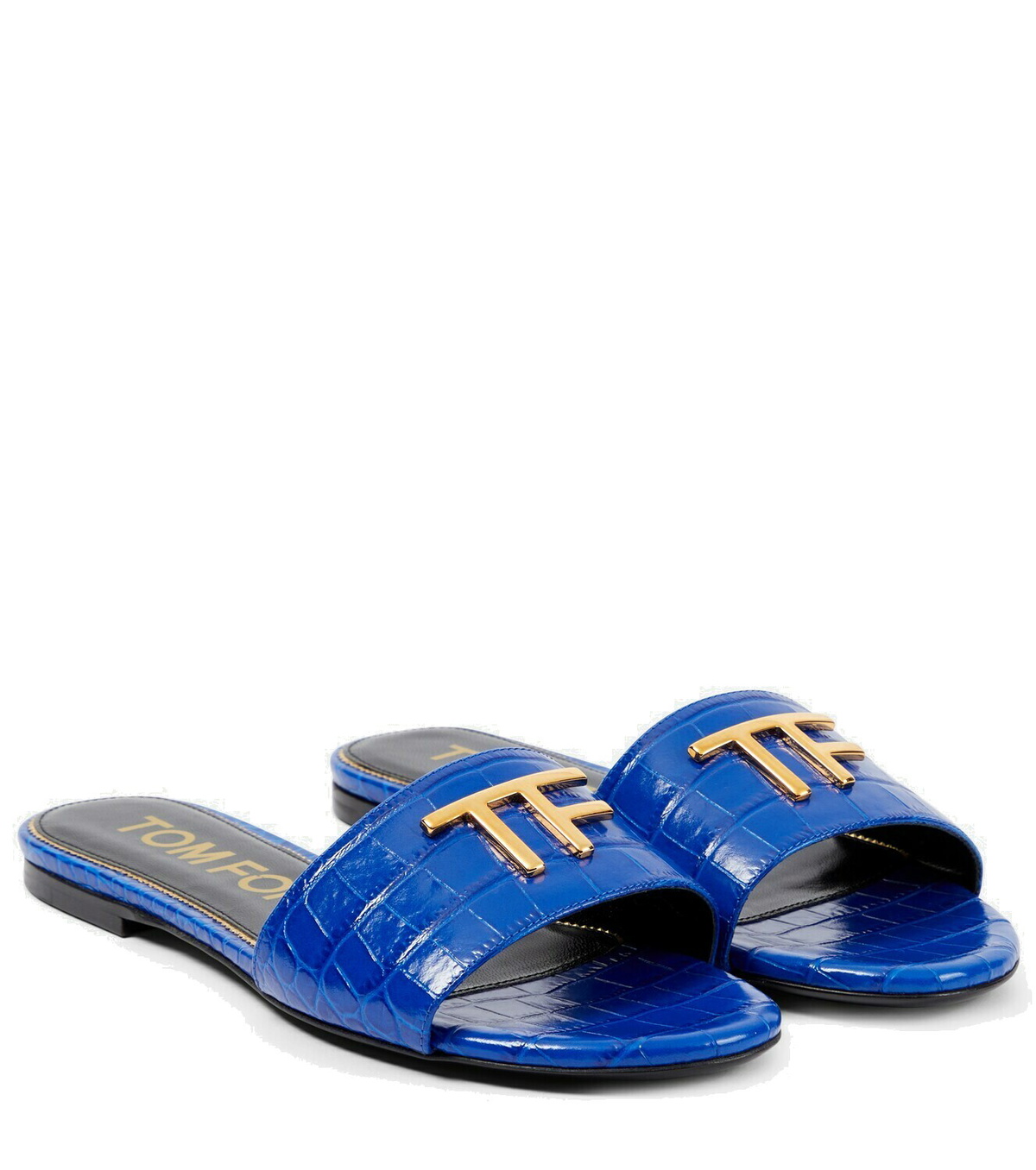 Tom Ford TF croc-effect leather sandals TOM FORD