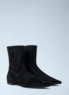 Toteme Zipped Suede Chelsea Boots