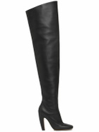 BOTTEGA VENETA - 100mm Canalazzo Thigh-high Leather Boots