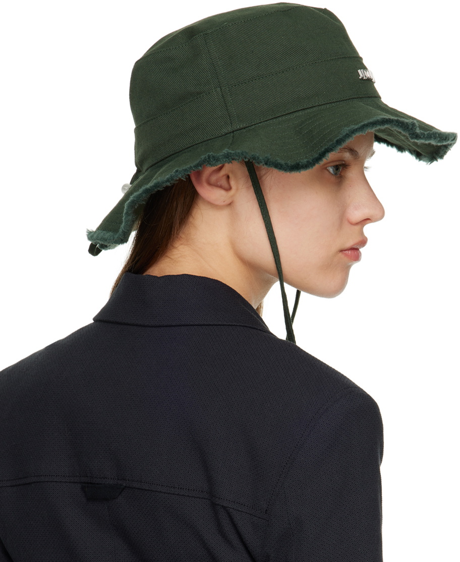 Jacquemus Green Le Papier 'Le Bob Artichaut' Bucket Hat