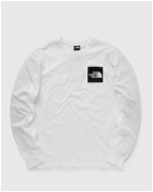 The North Face M L/S Fine Tee White - Mens - Longsleeves