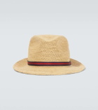 Borsalino Argentina crochet straw Panama hat