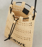 Loewe Paula's Ibiza raffia pouch with strap