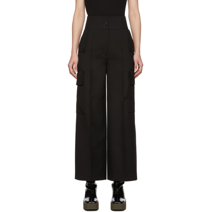 Photo: Stella McCartney Black Large Pockets Trousers