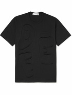 Comme des Garçons SHIRT - Slim-Fit Appliquéd Cotton-Jersey T-Shirt - Black