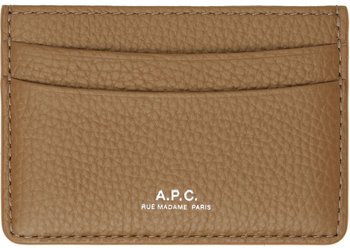 A.P.C. Brown André Card Holder