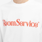 Late Checkout Men's Room Service T-Shirt in White