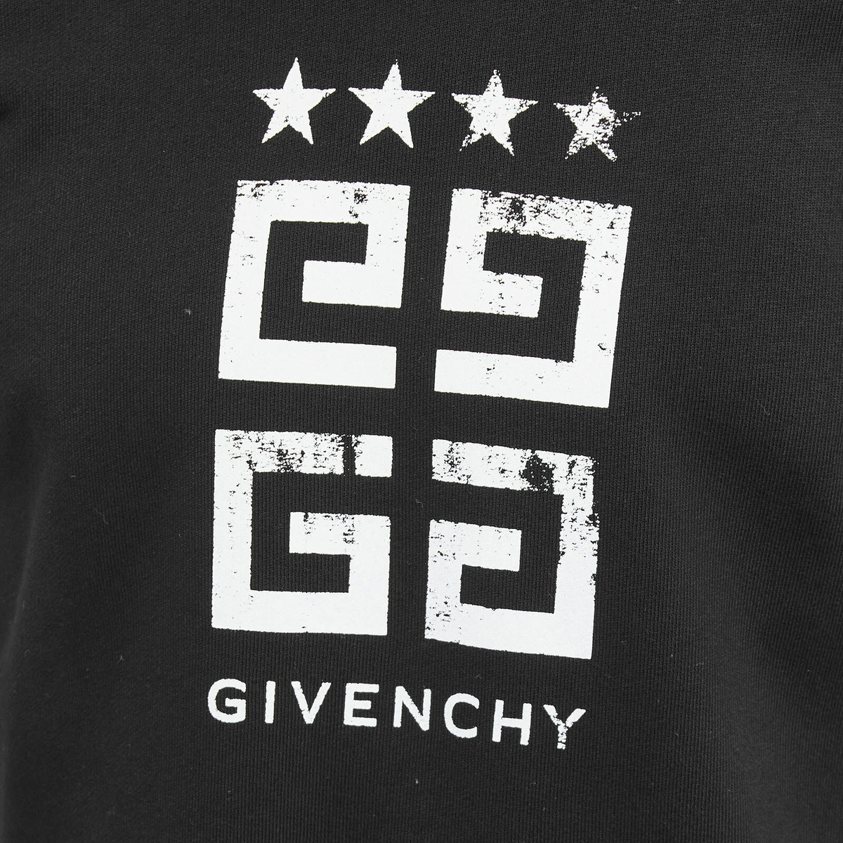 Givenchy Men's 4G Stamp Logo Sweatshirt in Black