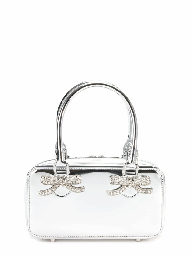 Photo: self-portrait Metallic Leather Mini Tote Bag