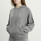 Nothing Written Women's Casta Knit Hoodie Sweater in Gray