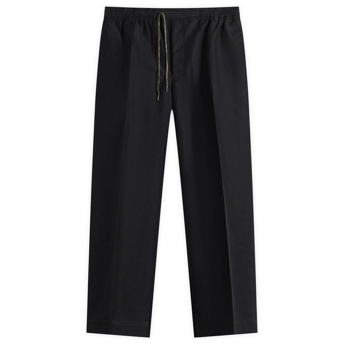 Maison Margiela Men's Drawstring Trousers in Dark Blue