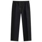Maison Margiela Men's Drawstring Trousers in Dark Blue