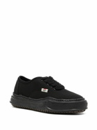 Maison MIHARA YASUHIRO Black Baker Canvas Low-Top Sneakers
