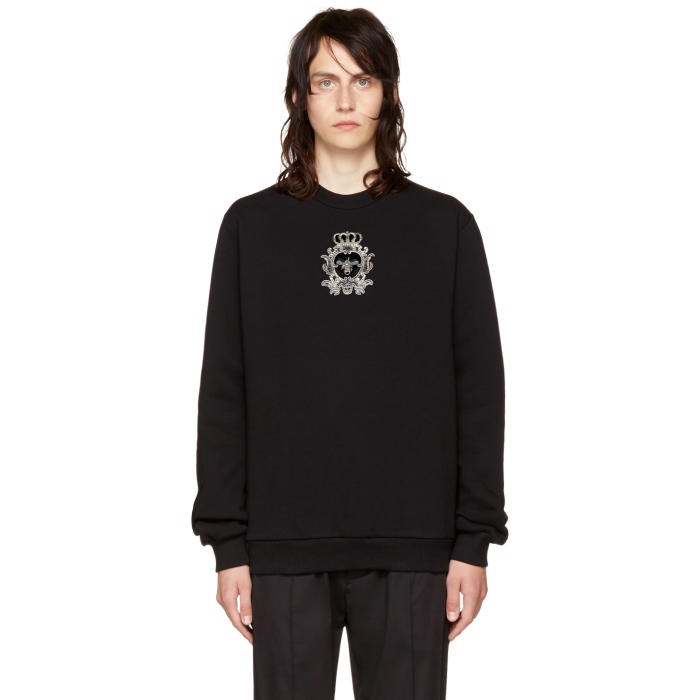 Photo: Dolce and Gabbana Black Bee Sweatshirt
