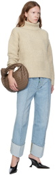 Bottega Veneta Taupe Teen Jodie Bag