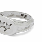 TwoJeys Superstar Signet Ring in Silver