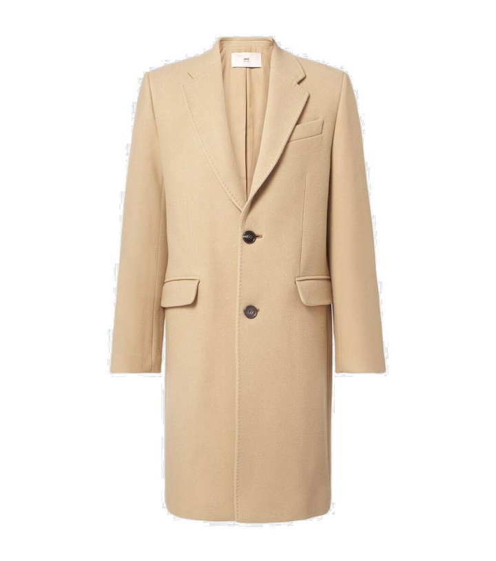 Photo: Ami Paris Single-breasted wool coat