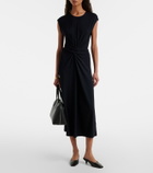 Vince Gathered midi dress