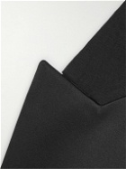 SAINT LAURENT - Slim-Fit Satin-Trimmed Grain de Poudre Wool Tuxedo Jacket - Unknown