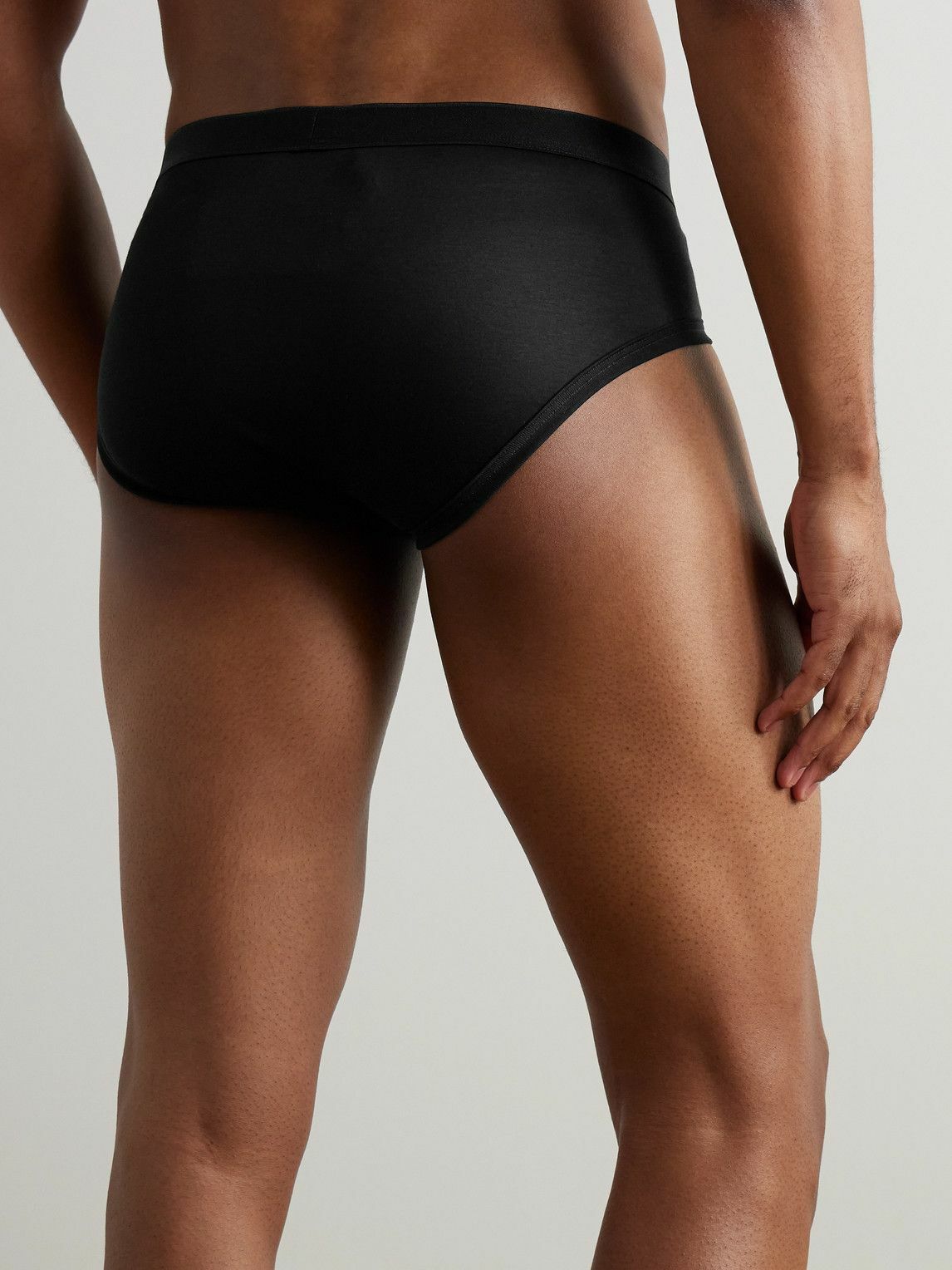 ZIMMERLI - Sea Island Cotton Briefs - Black