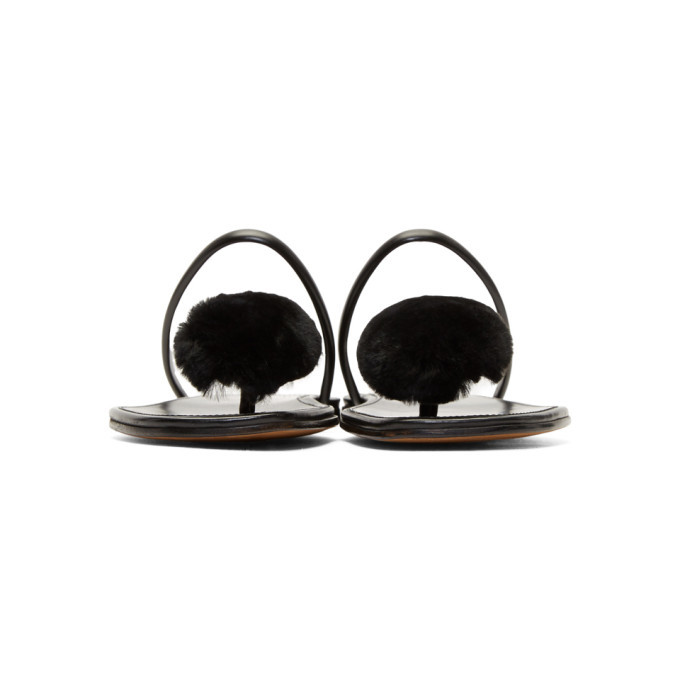 Alumnae Black Orylag Poof Slides