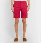 Paul Smith - Slim-Fit Cotton Shorts - Red