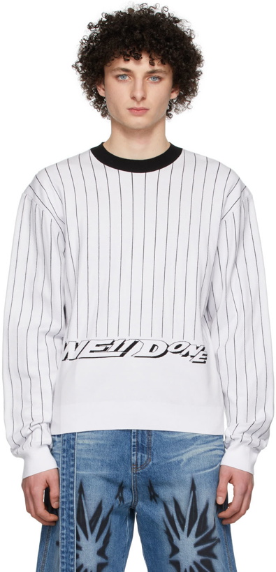 Photo: We11done White Rayon Sweater