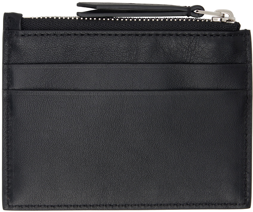 Lanvin Black Zipped Card Holder
