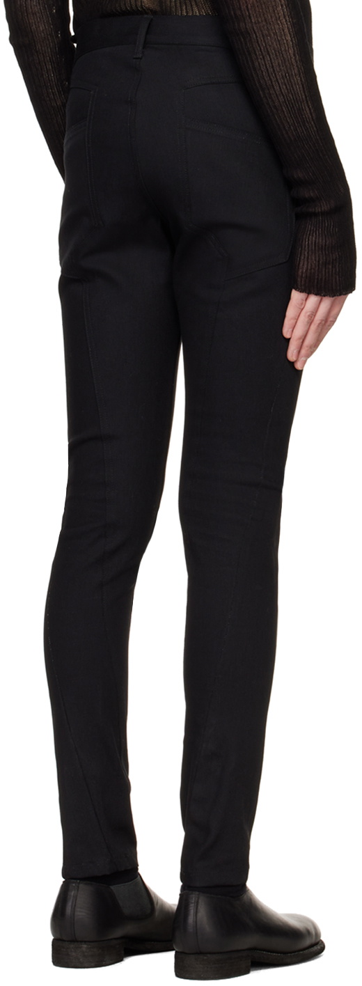 The Viridi-anne Black Paneled Jeans