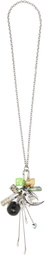 Marland Backus SSENSE Exclusive Silver 8 Keychain