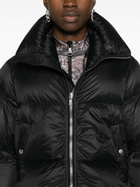 Rick Owens Black Zipped Puffer Jacket