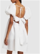 CECILIE BAHNSEN - Tilde Matelassé Cotton Blend Mini Dress