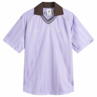 Adidas Men's x Wales Bonner Football T-Shirt in Light Purple
