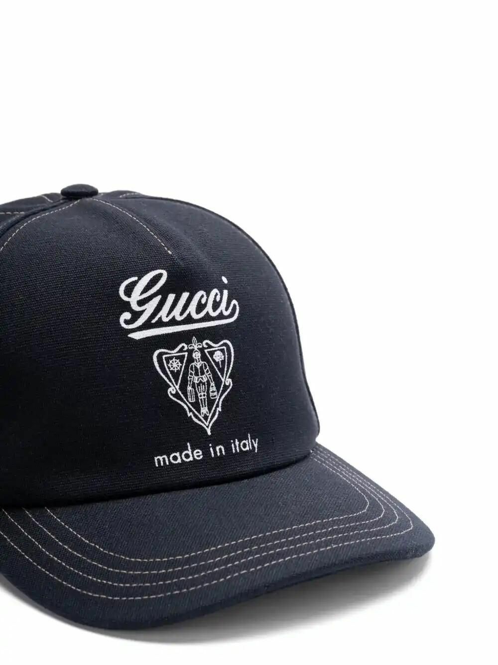 Gucci Cotton Baseball Cap Gucci display picture 3
