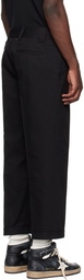 Golden Goose Black Straight-Leg Trousers