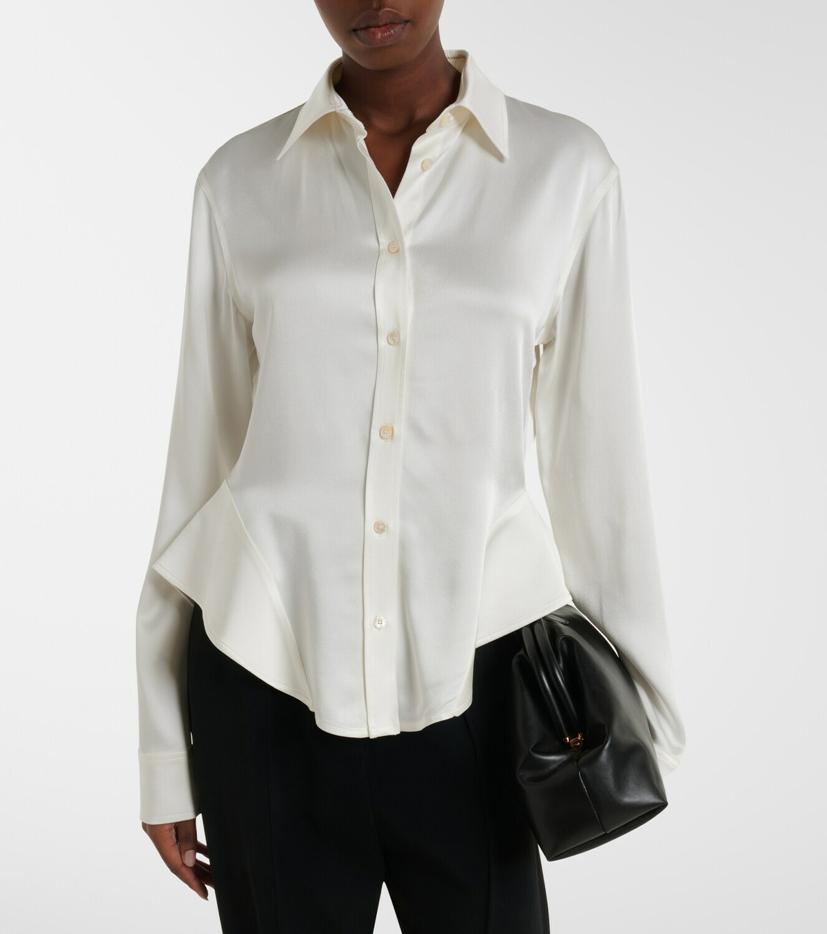 Stella McCartney Peplum satin shirt