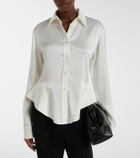 Stella McCartney Peplum satin shirt