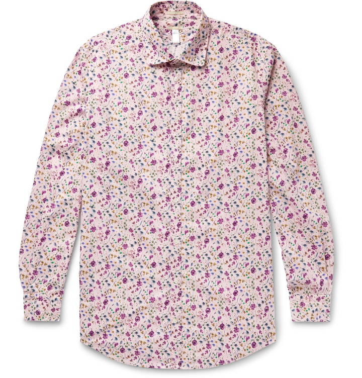 Photo: Massimo Alba - Printed Cotton Shirt - Pink